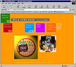 Pagina oficial del Mela Per� 2002